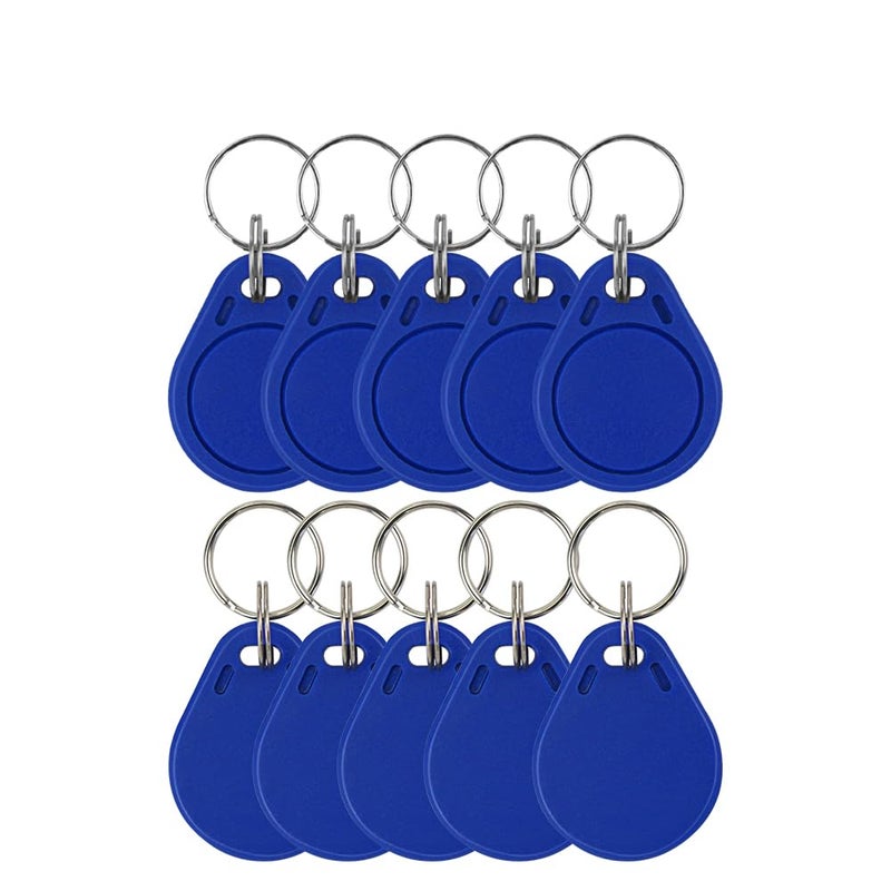 Godely 10pcs 13.56MHz UID Rewritable IC Clone Smart Key Fobs,Blank Tag Writable Readable,Access Control RFID Tag Token,Access Control Key Card Used to Copy/Clone Card - Image 1